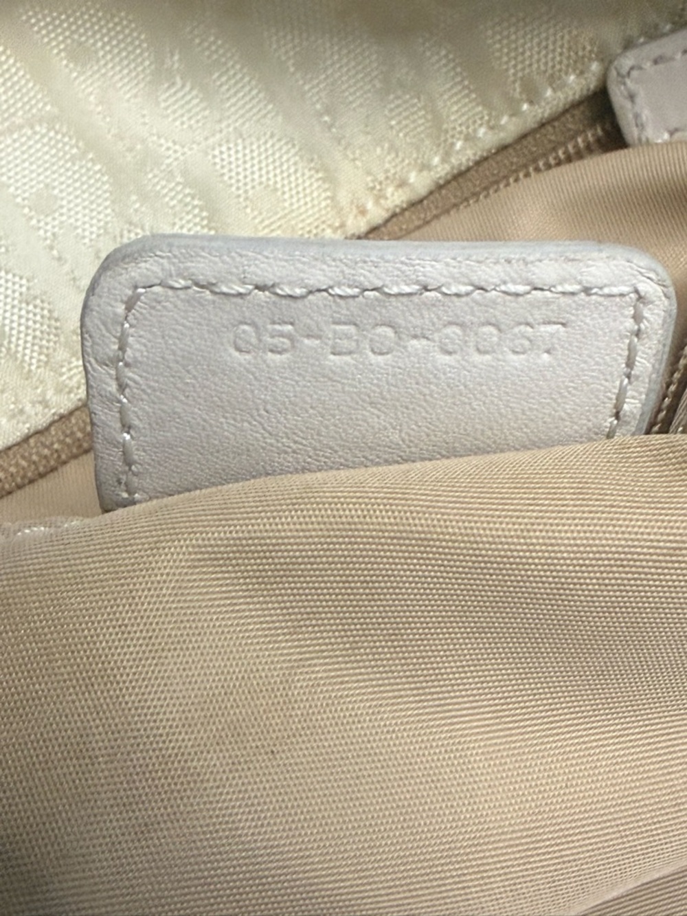 Christian Dior Diorissimo Trotter Canvas Tote Bag Cream Charm - Picture 12 of 12